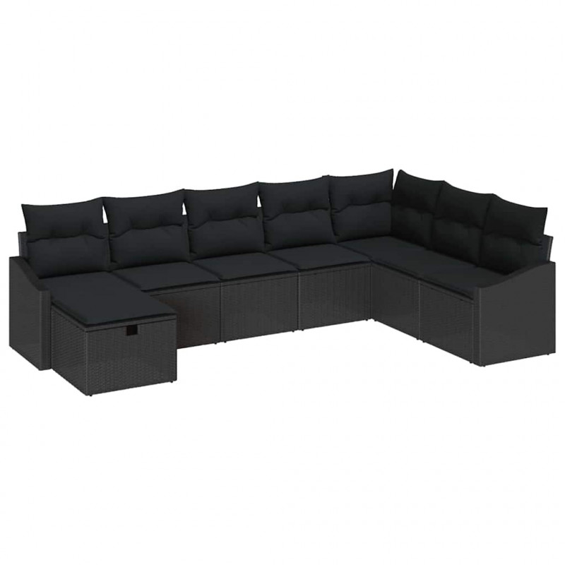 Zestaw Sof z poduszką 8 pcs polirattan