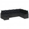Zestaw Sof z poduszką 8 pcs polirattan