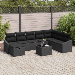 Zestaw Sof z poduszką 8 pcs polirattan