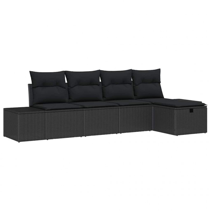 Zestaw Sof z poduszką 6 pcs polirattan