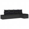 Zestaw Sof z poduszką 6 pcs polirattan