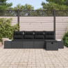Zestaw Sof z poduszką 6 pcs polirattan