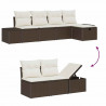 Zestaw Sof z poduszką 6 pcs polirattan