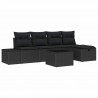 Zestaw Sof z poduszką 5 pcs polirattan
