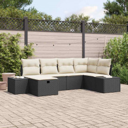 Zestaw Sof z poduszką 7 pcs polirattan