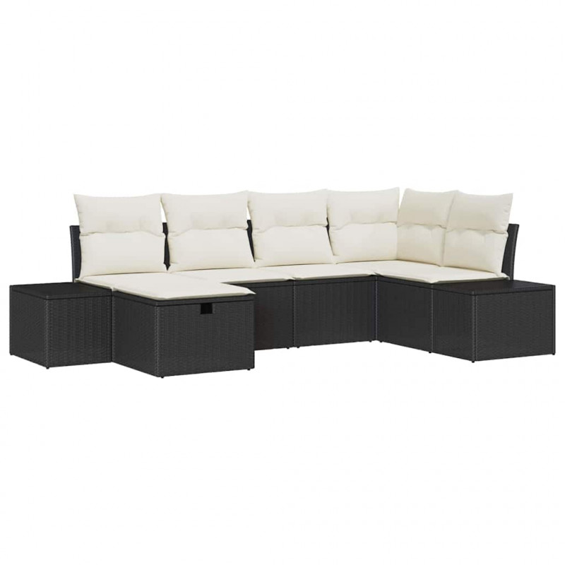 Zestaw Sof z poduszką 7 pcs polirattan