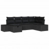Zestaw Sof z poduszką 6 pcs polirattan