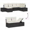 Zestaw Sof z poduszką 7 pcs polirattan