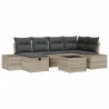 Zestaw Sof z poduszką 6 pcs polirattan