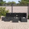 Zestaw Sof z poduszką 6 pcs polirattan