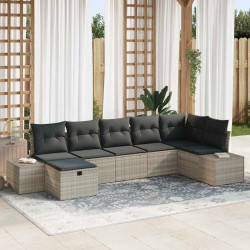 Zestaw Sof z poduszką 8 pcs polirattan