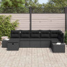 Zestaw Sof z poduszką 7 pcs polirattan