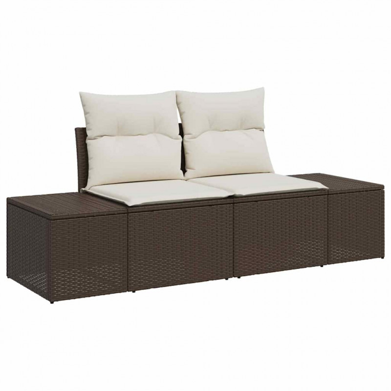 Zestaw Sof z poduszką 8 pcs polirattan