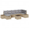 Zestaw Sof z poduszką 7 pcs polirattan