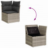 Zestaw Sof z poduszką 8 pcs polirattan