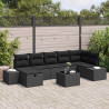 Zestaw Sof z poduszką 8 pcs polirattan