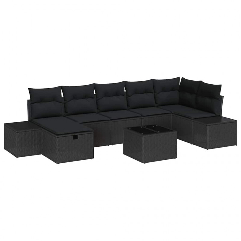 Zestaw Sof z poduszką 8 pcs polirattan