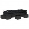 Zestaw Sof z poduszką 8 pcs polirattan
