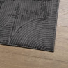 Dywan IZA z krótkim włosiem, antracytowy, 100x200 cm