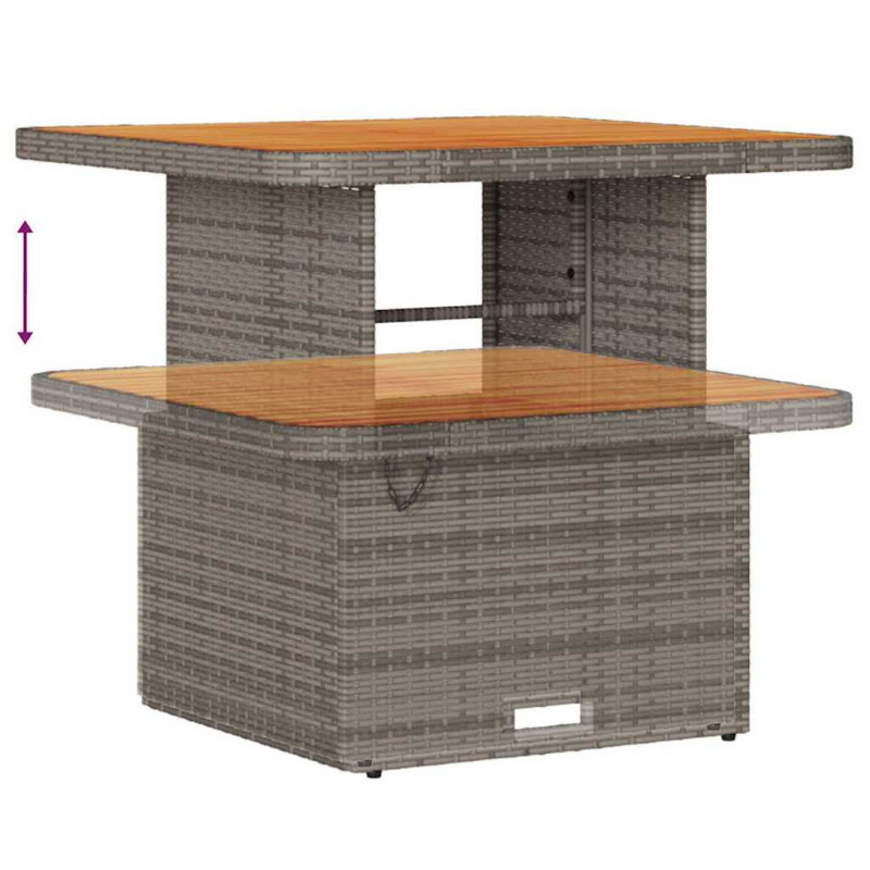 Zestaw Sof na Ogród z poduszką 8 pcs Szary