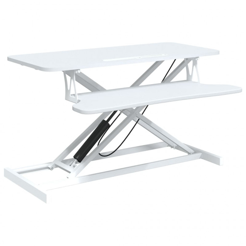 Regulowane biurko, 90x40x(13-50) cm, stal i płyta