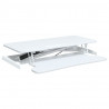 Regulowane biurko, 90x40x(13-50) cm, stal i płyta