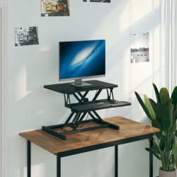 Regulowane biurko, 60x40x(13-41,5) cm, stal i płyta