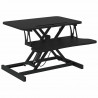 Regulowane biurko, 60x40x(13-41,5) cm, stal i płyta