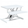 Regulowane biurko, 60x40x(13-41,5) cm, stal i płyta