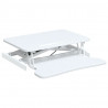 Regulowane biurko, 60x40x(13-41,5) cm, stal i płyta