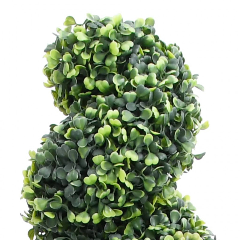 Spirala ze sztucznego bukszpanu, z doniczką, zielona, 89 cm