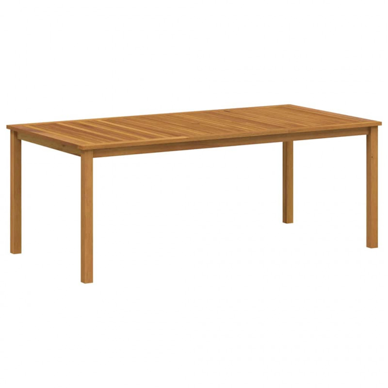 Zestaw do jadalni w ogrodzie 7 pcs Szary Lite Drewno Akacji