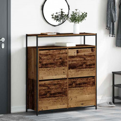 Szafka na buty z półką Stare drewno 100 x 34 x 112 cm