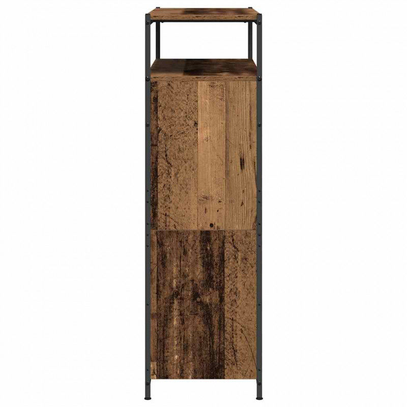 Szafka na buty z półką Stare drewno 100 x 34 x 112 cm