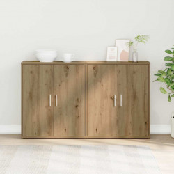 Bufet 2 pcs Dąb rzemieślniczy 60 x 31 x 70 cm
