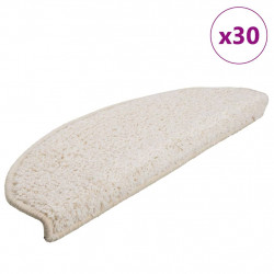 Maty na schody 30 szt. 65x21x4 cm Białe półokrągłe duże