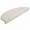 Maty na schody 30 szt. 65x21x4 cm Białe półokrągłe duże