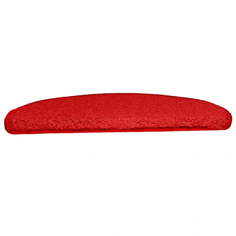 Maty na schody 30 szt. 65x21x4 cm Czerwone półokrągłe duże