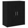 Bufet 2 pcs Czarny Dąb 60 x 31 x 70 cm Materiał drewnopochodny