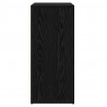 Bufet 2 pcs Czarny Dąb 60 x 31 x 70 cm Materiał drewnopochodny
