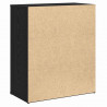Bufet 2 pcs Czarny Dąb 60 x 31 x 70 cm Materiał drewnopochodny