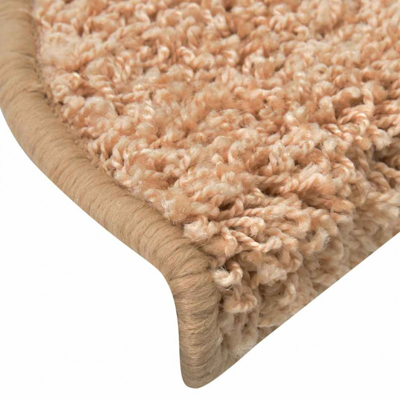 Maty na schody 30 szt. 65x21x4 cm, złote, półokrągłe, duże