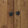 Kredens kuchenny z półką 2 pcs Stare drewno 60 x 50 x 180 cm