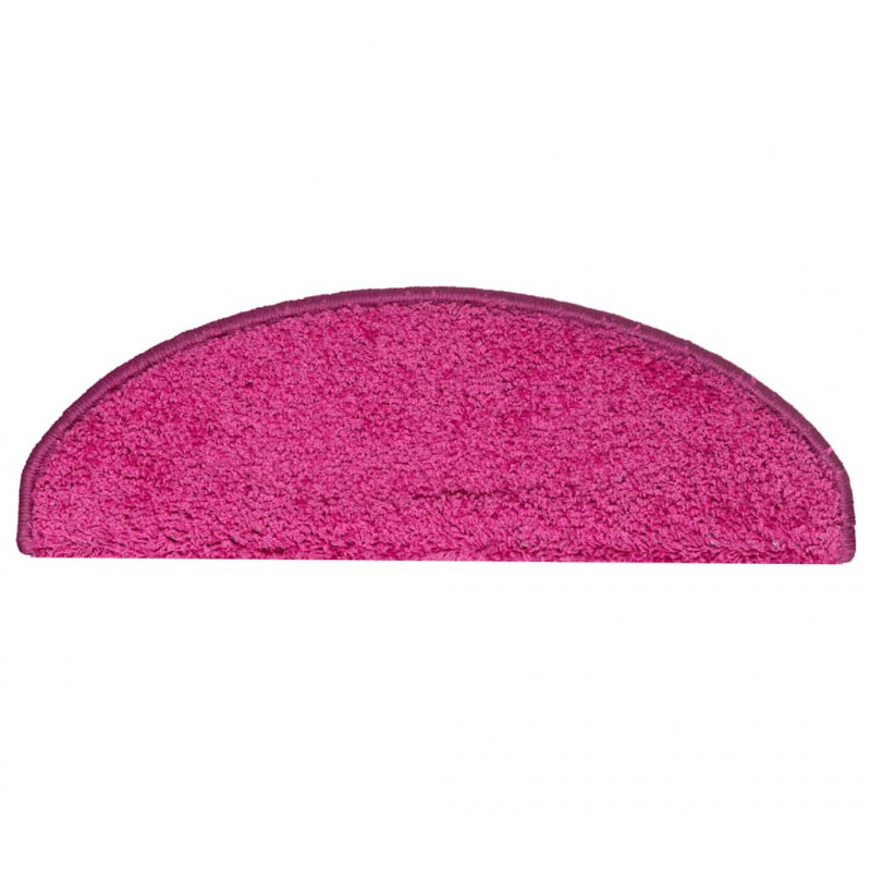 Maty na schody 30 szt. 65x21x4 cm różowe półokrągłe duże