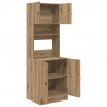 Kredens kuchenny 2 pcs Dąb rzemieślniczy 60 x 50 x 180 cm