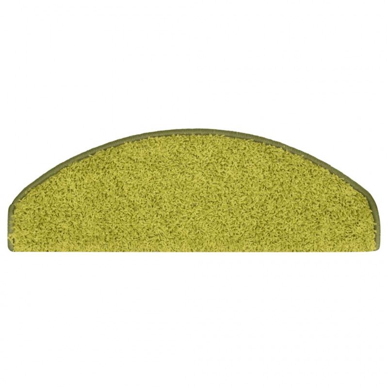Maty na schody 30 szt. 65x21x4 cm Zielone półokrągłe duże