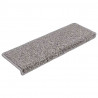 Maty na schody 30 szt. 65x21x4 cm Szare, prostokątne krawędzie