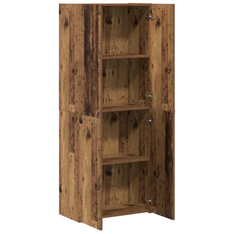 Biurowa szafka z półką Stare drewno 70 x 32 x 77.5 cm