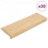 Maty na schody 30 szt. 65x21x4 cm kremowe, prostokątne krawędzie