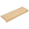 Maty na schody 30 szt. 65x21x4 cm kremowe, prostokątne krawędzie